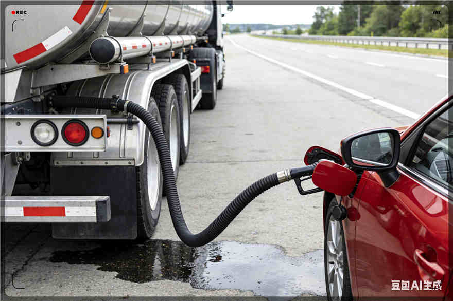 蔚县汽车救援送水案例